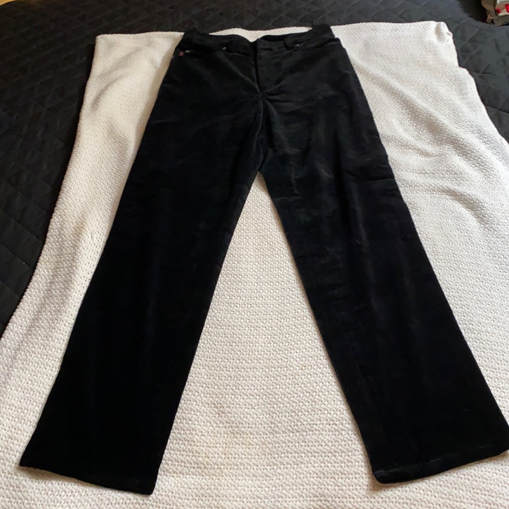 Lauren Jeans company, size four, black